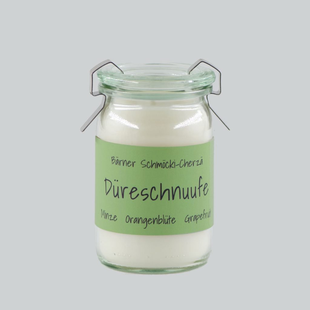 Mini Weckglas Bärner Schmöcki Cherzä - «Düreschnuufe»