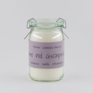 Mini Weckglas Bärner Schmöcki Cherzä - «Nume nid Gschprängt»