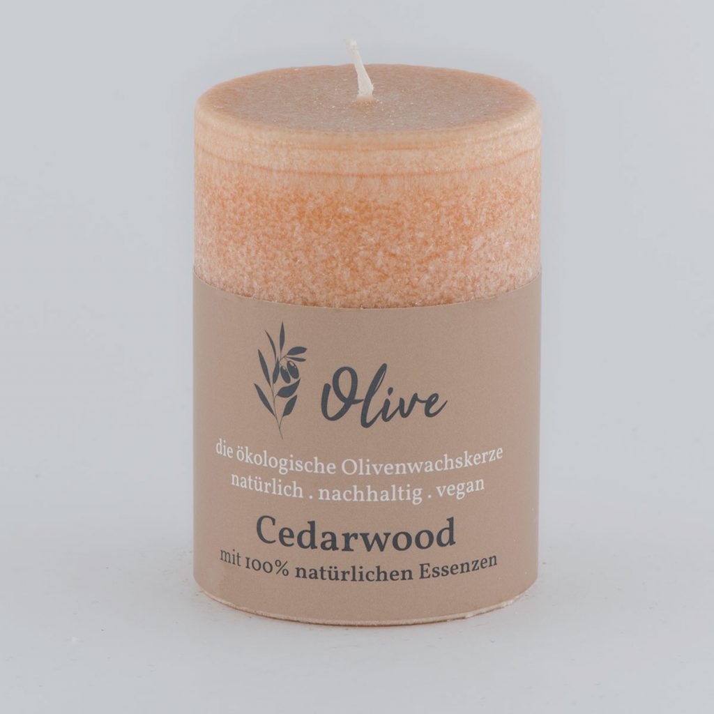 Cedarwood aus Olivenwachs