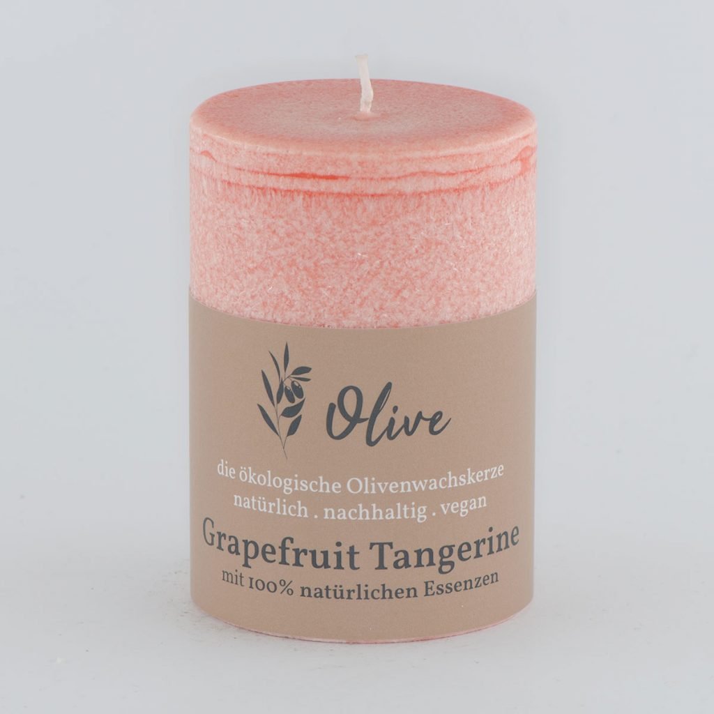 Grapefruit Tangerine aus Olivenwachs