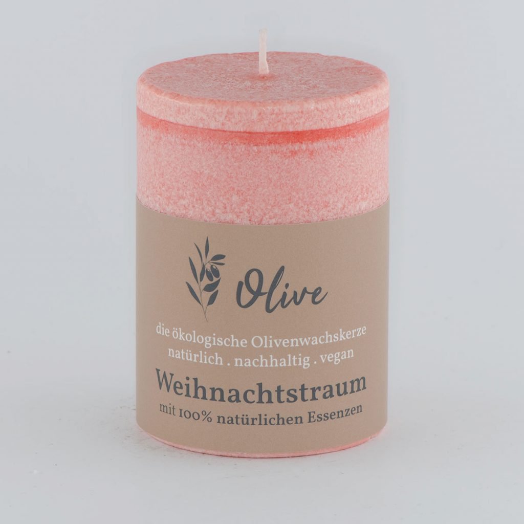 Weihnachtstraum aus Olivenwachs