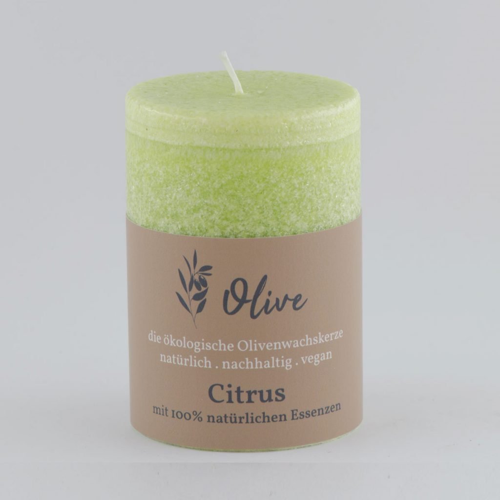 Citrus aus Olivenwachs