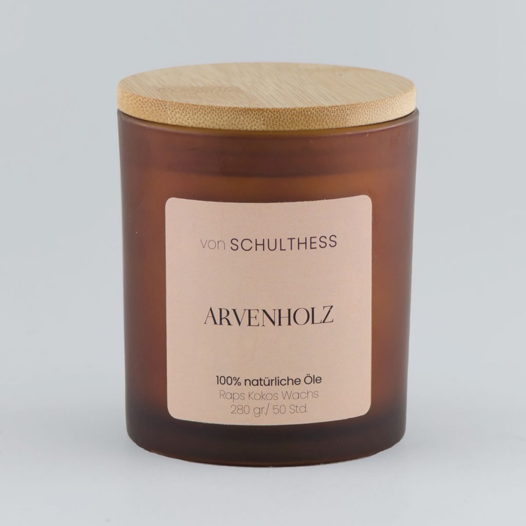 Arvenholz - Braunglas gross