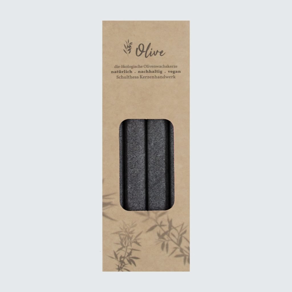 Olivenstabkerzen - Granit 41