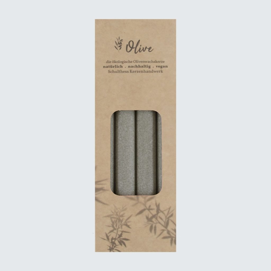 Olivenstabkerze - Lorbeer 850