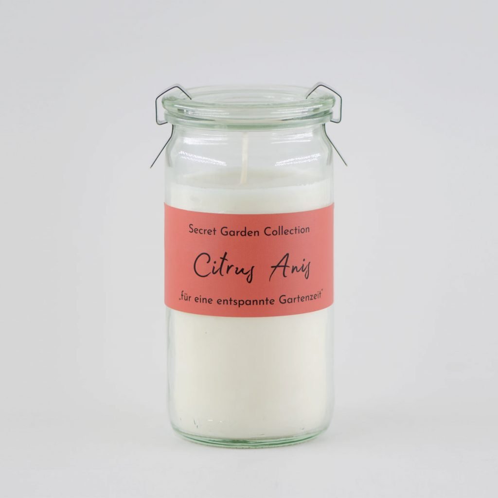 Weckglas Secret Garden - Citrus Anis