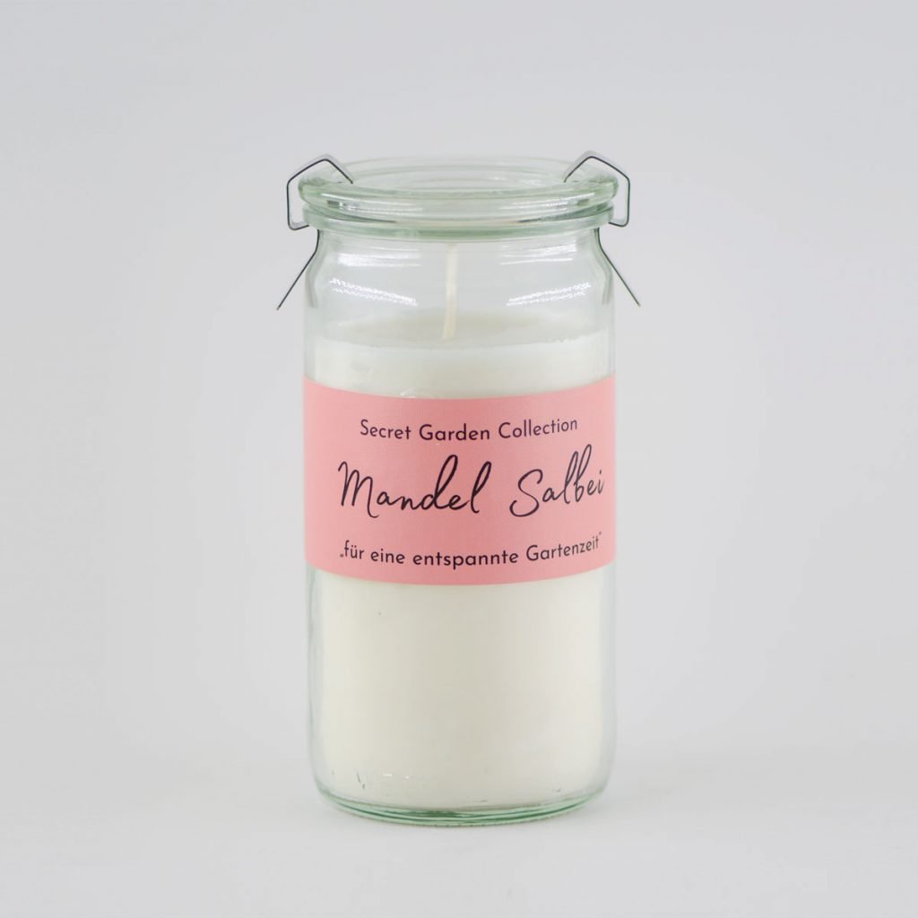 Weckglas Secret Garden - Mandel Salbei NEU!